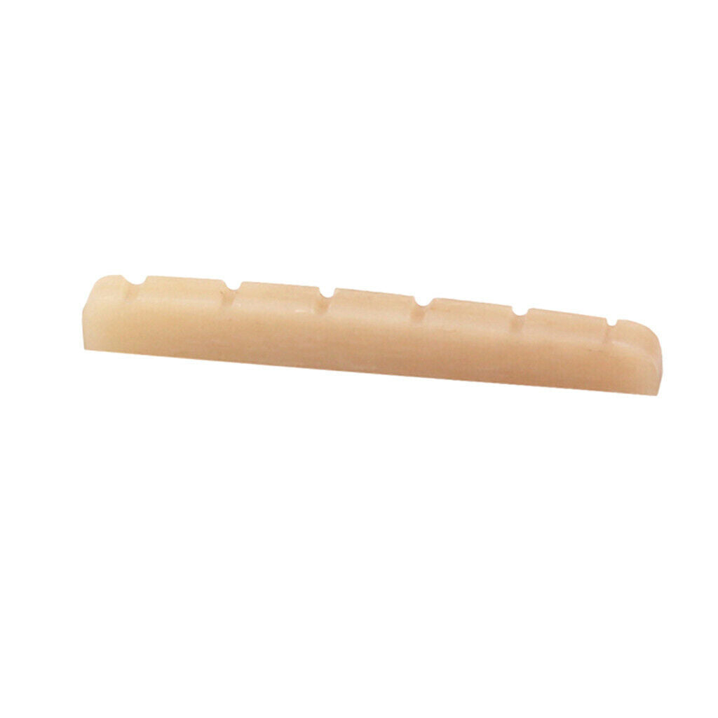 1pc 42mm Guitar Camel Bone Nut Bridge Saddle for Guitar Parts Warm White
