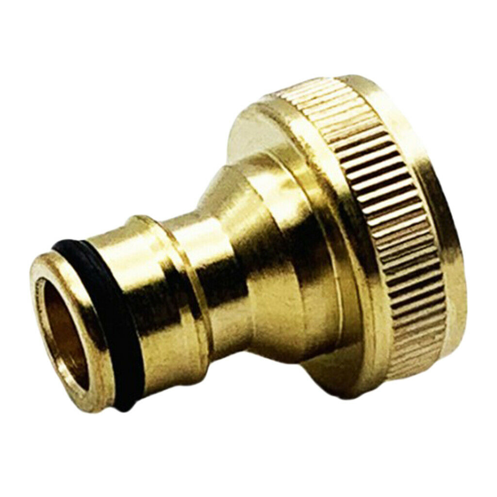 3/4" NPT Balcony Plumbing Tap Hose Pipe Brass Quick Adaptor Female Thread
