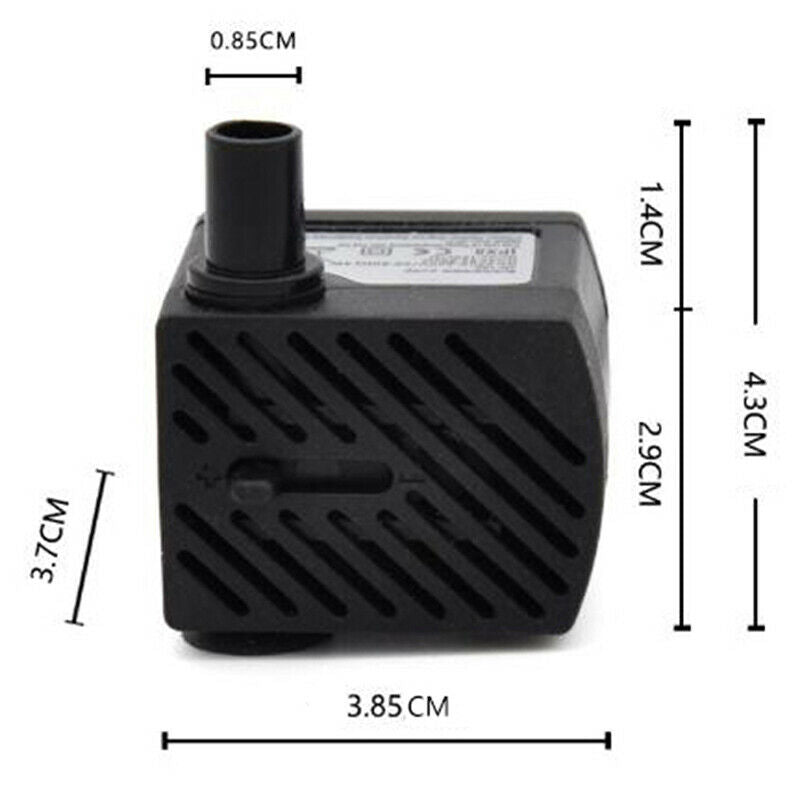 AC 220V 3W Submersible Water Pump LED Aquarium Fountain Fish Pond Tank EU P Ad