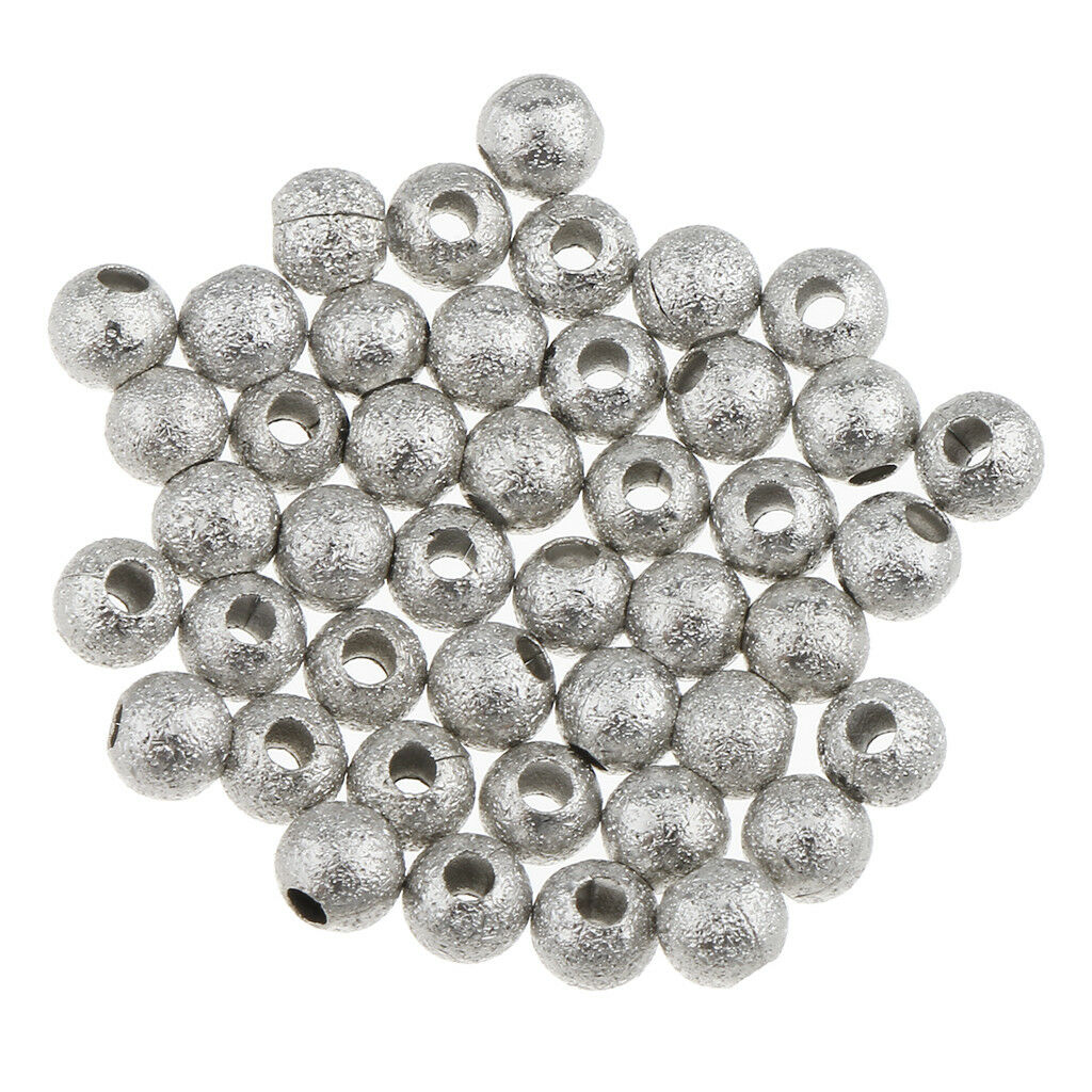 100pcs Frosted Loose Beads 4mm DIY Necklace Bracelet Jewelry Design Craft