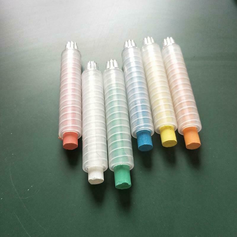Adjustable Chalk Protector Chalk Holder for Most Dustless Chalks Twist Up Design