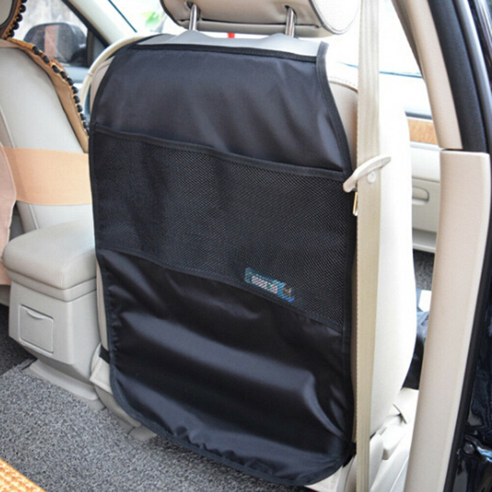 Car seat back protector cover kids kick clean mat protects storage bags Lt