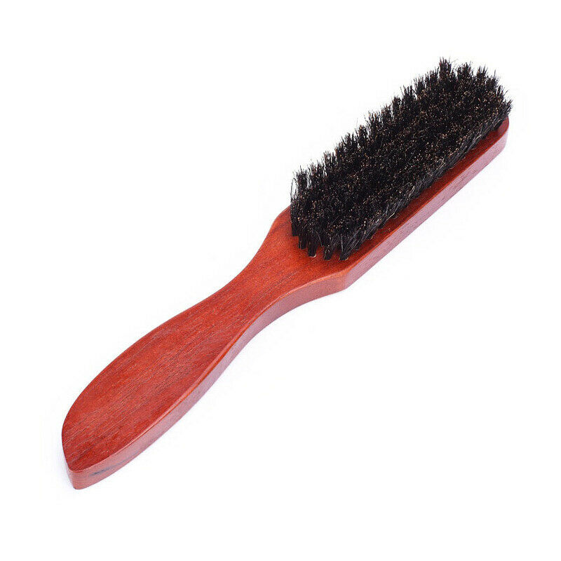 Bristle Hair Brush Wood Handle Massage Smooth Comb Salon Hairdressing Styling