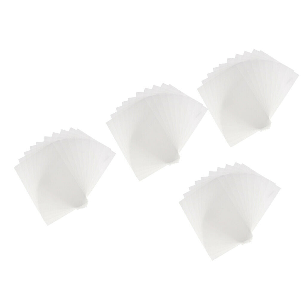 40pcs White Shrink Film Sheets Heat Shrinkable Paper for DIY Crafts 29x20cm