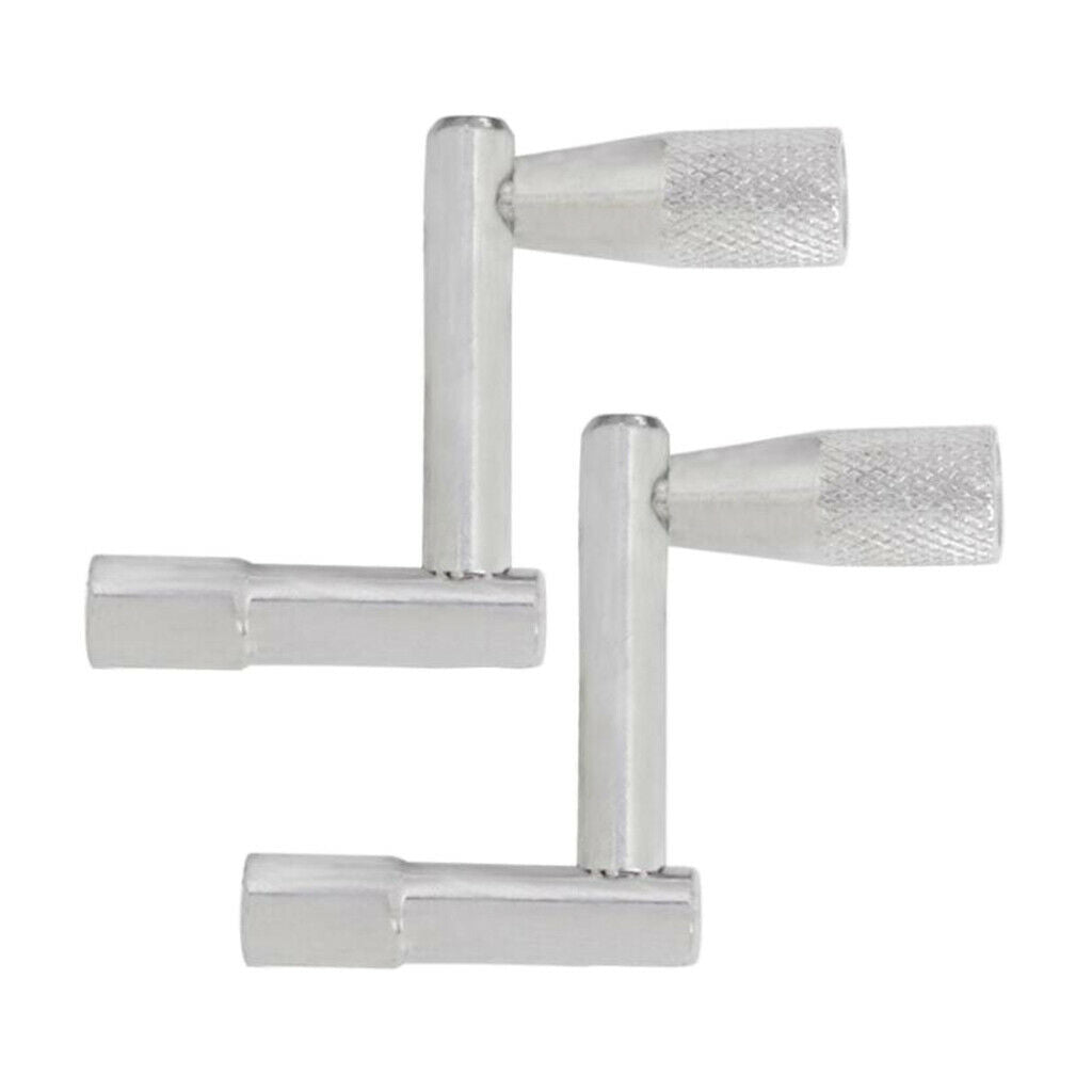 2 Pcs of Set Drum Wrench Tool Musical Percussion Z Wrench Repair Tool