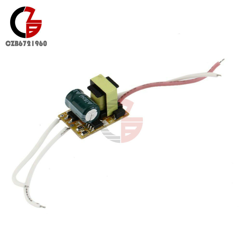 3W LED Driver Transfomer LED Chip Driver Power Supply AC 85-265V Green 100mA