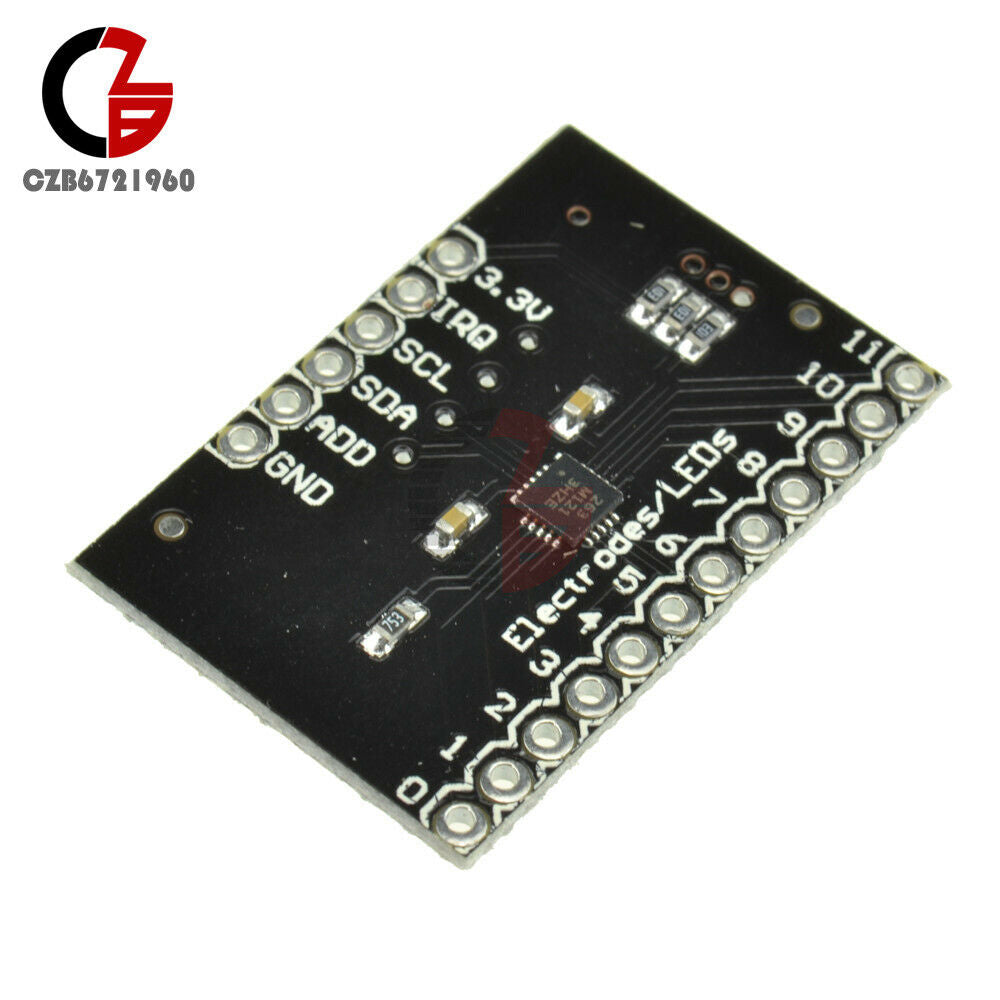 2PCS MPR121 V12 Breakout Board Module Capacitive Touch Sensor Controller I2C