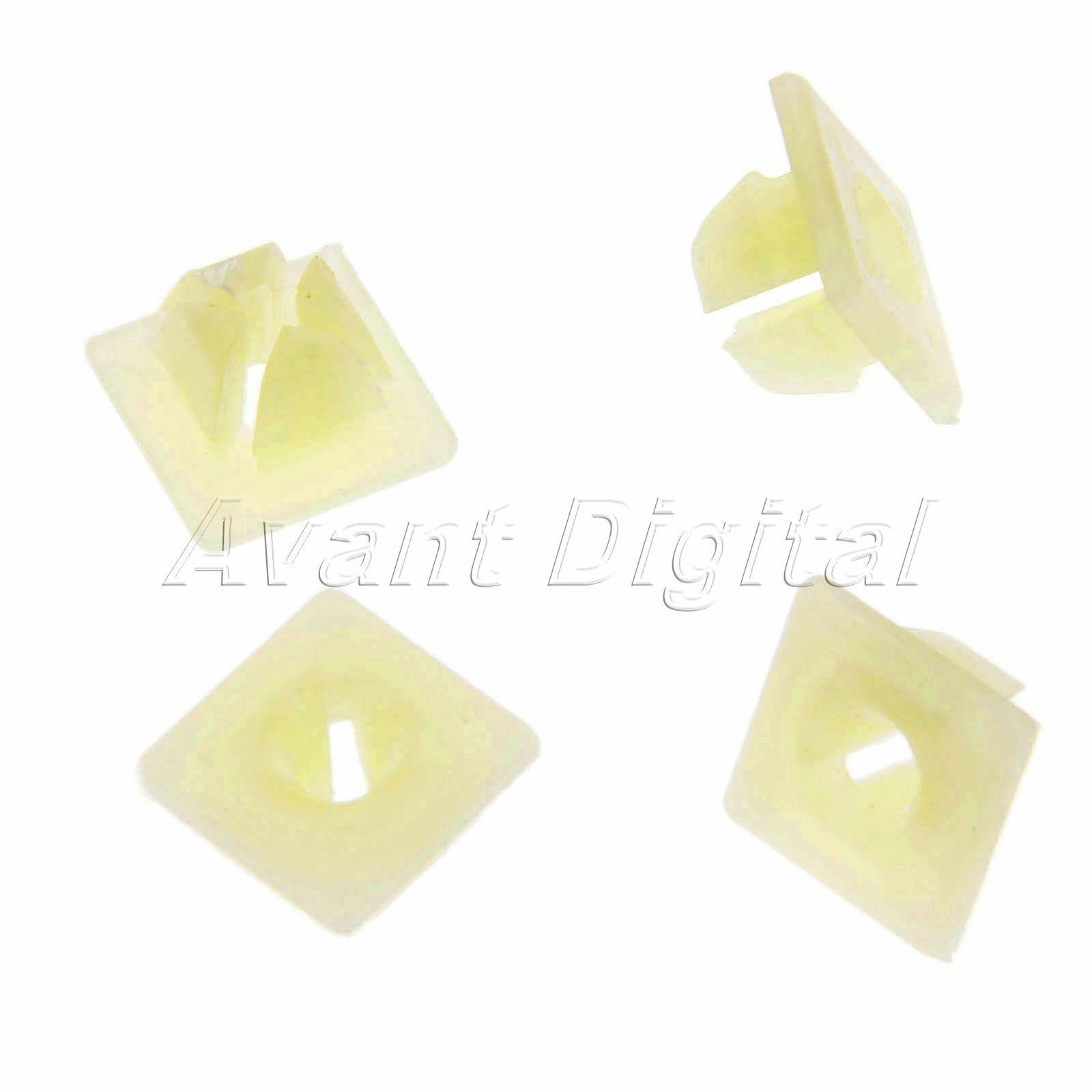 50PC Bumper License Plate Nut Bracket Clip For GM 4755299 3907444 A11719 A8435