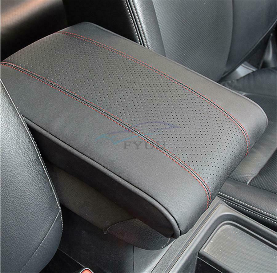 1× Moisture-proof PU Leather & Memory Foam Car Armrest Cushion Pad For 99% Cars