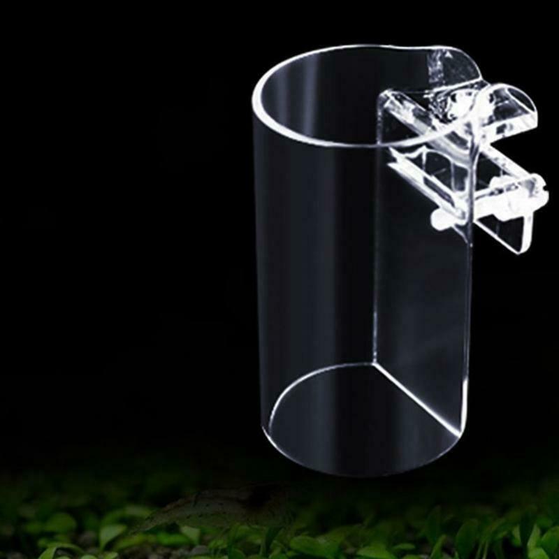 Aquarium Fish Feeder Arcylic Floating Food Feeding Ring Betta Fish Tank Feeder