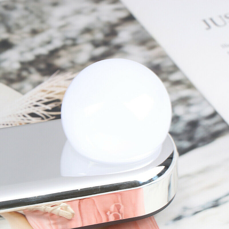LED Vanity Mirror Lights Make Up Light 4 LED Bulbs Portable Cosmetic MirrorBDAU