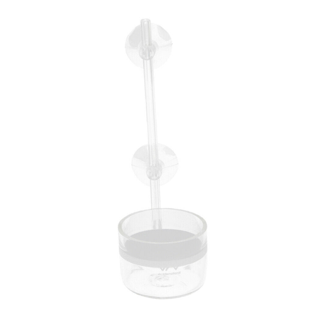 Glass CO2 Diffuser with L-Shape Connecting Tube for Aquarium Tank XXXL