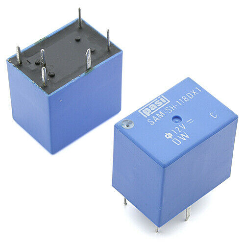 [3pcs] SAM-SH-118DX1 Relay 12VDC 10A R 320 Ohm THT