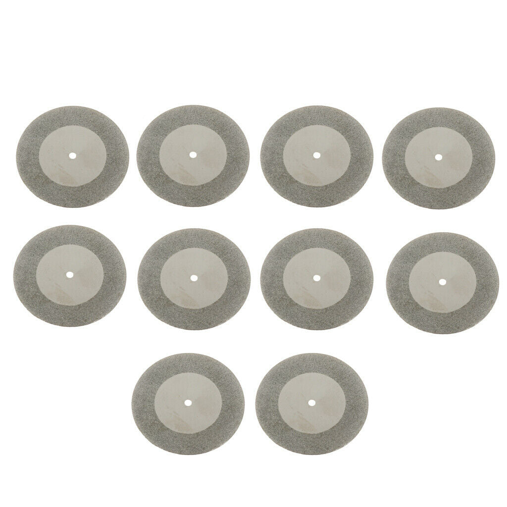 10 Pieces Cutting Discs Diamond Grinding Wheels Rotary Tool Saw Cutters 50mm