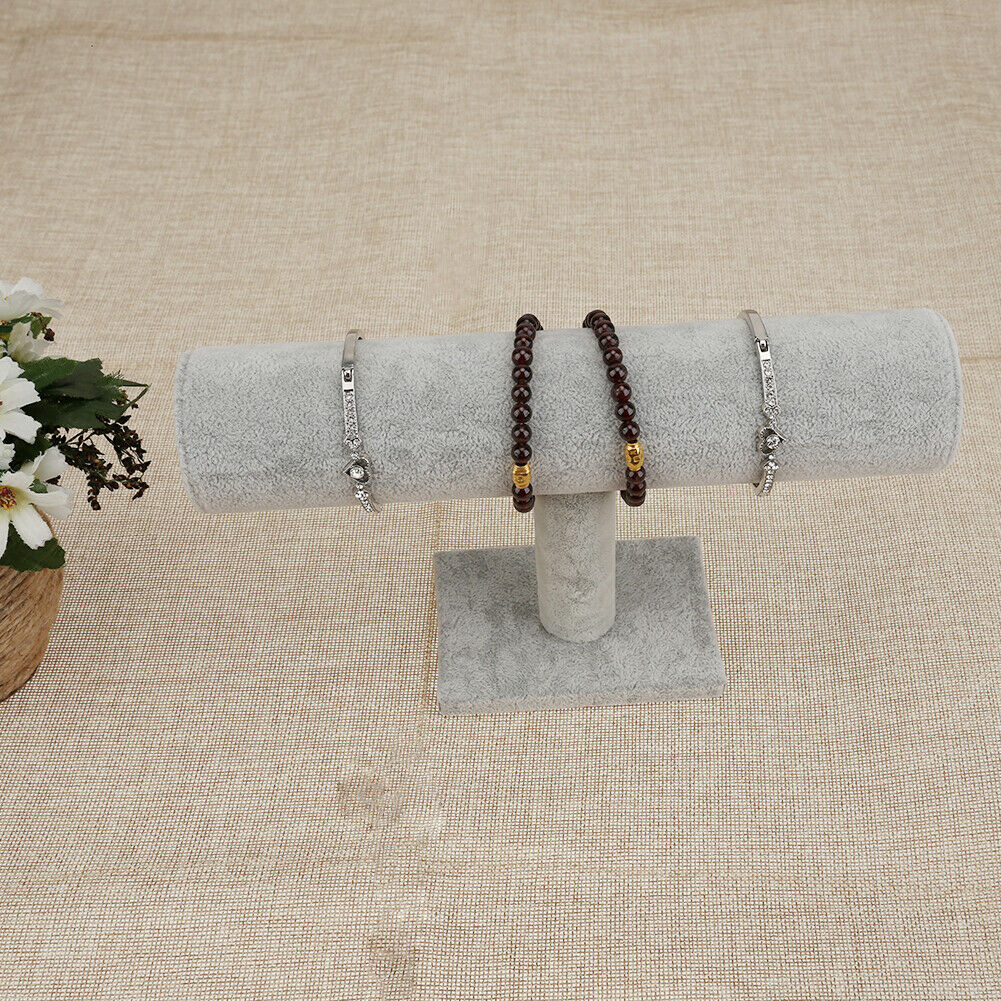 9.1inch Bracelet Watch  Chain Display Holder Stand Organizer Rack Gray @