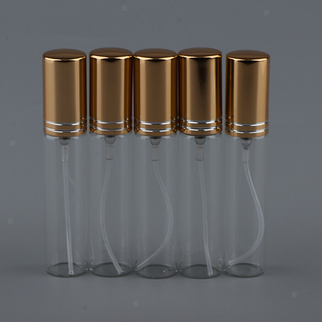 15 Pieces 10ml Empty Refillable Glass Perfume Spray Bottles Travel Vials