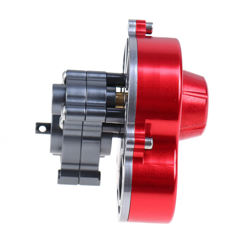 Metal SCX10 Gearbox Transmission Box with Gear for 1/10 Axial RC Crawler Car_DD