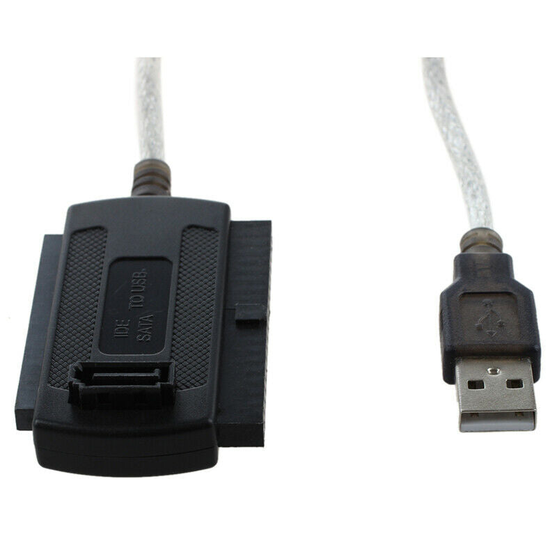New USB 2.0 to IDE SATA S-ATA/2.5/3.5 Adapter Cable (Adapter Cable) P3U3U3