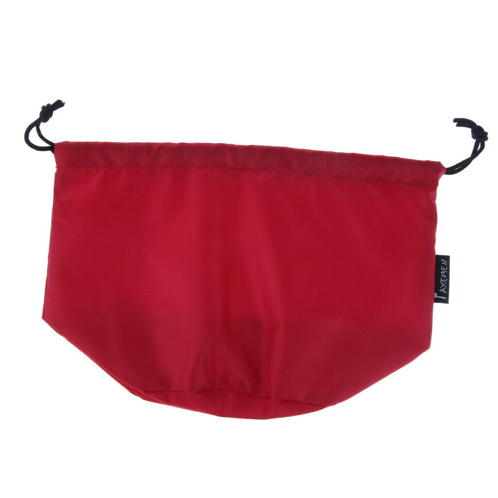 2X Camping Tableware Pot Storage Bag Drawstring Organize Picnic Plates Bowl M
