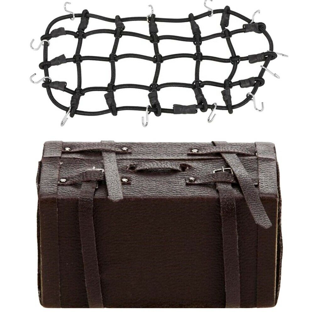 RC 1/10 Luggage Carrier Net With Luggage Box for RC4WD D90 RC Rock Crawler