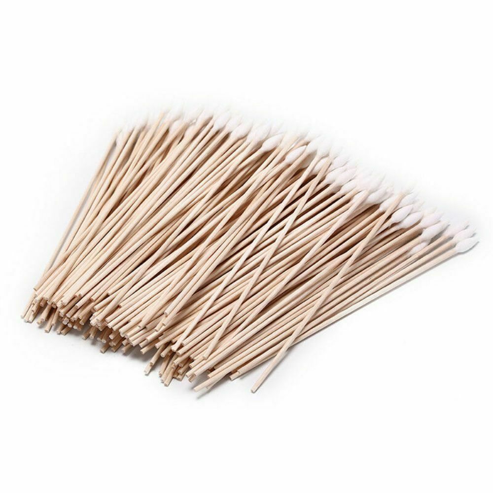 Lot 100pcs 6 Inch Gun Cleaning Cotton Swabs,Large Tapered Swabs Gun Clean Brush