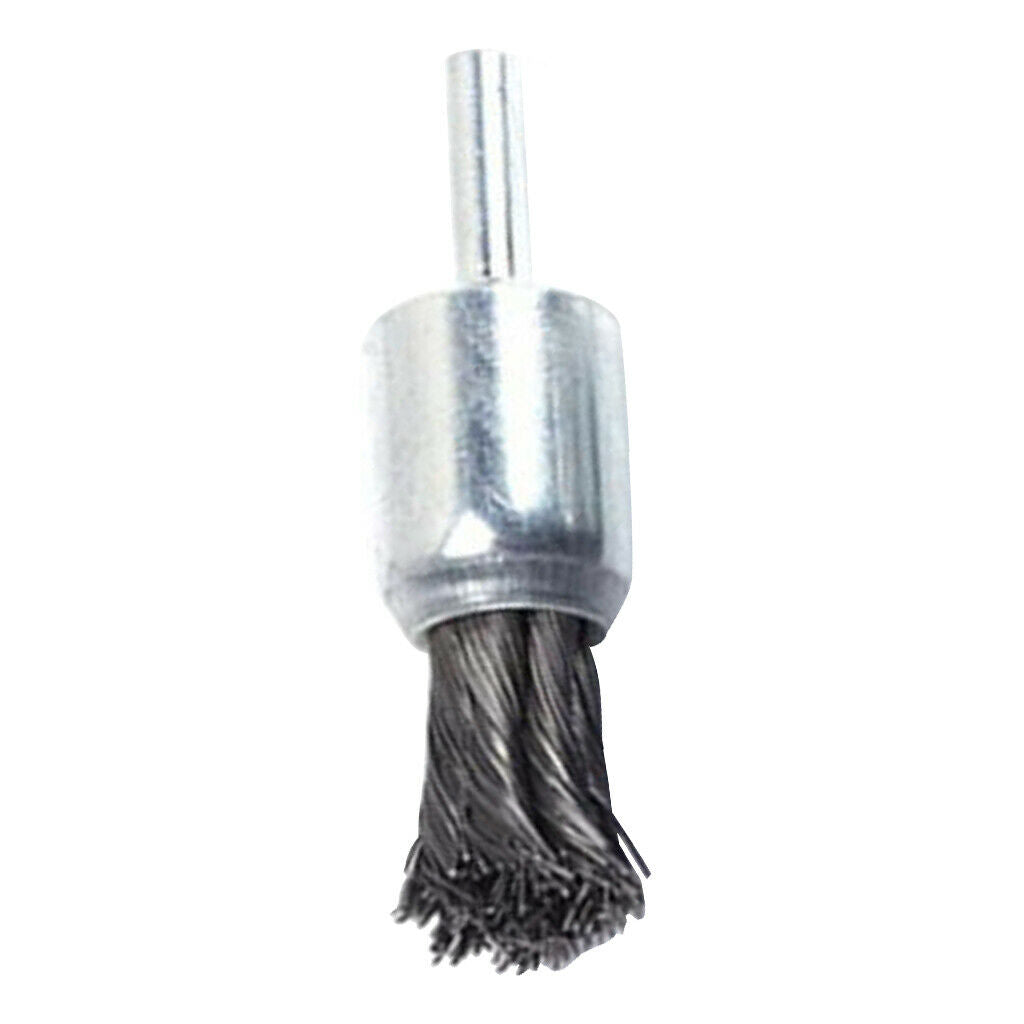 2pcs Twist Knot Wire End Brush for Metal Surface Grinding, Deburring, Polishing,
