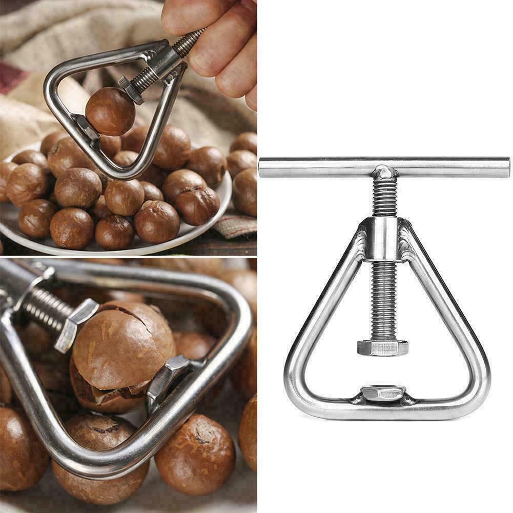 Nut Opener Nut Cracker Machine Nut Sheller Tool Macadamia Accessor Opening C9X6