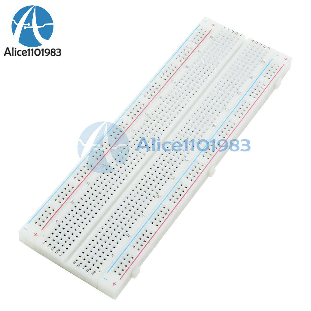 10 X Solderless MB-102 MB102 Breadboard 830 Tie Point PCB BreadBoard For Arduino