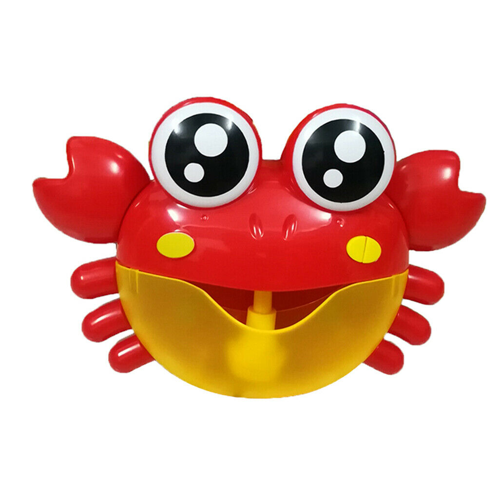 2x Baby Crab Bubble Blower Bubble Machine with Nursery Rhyme Bathtub Bath Toys
