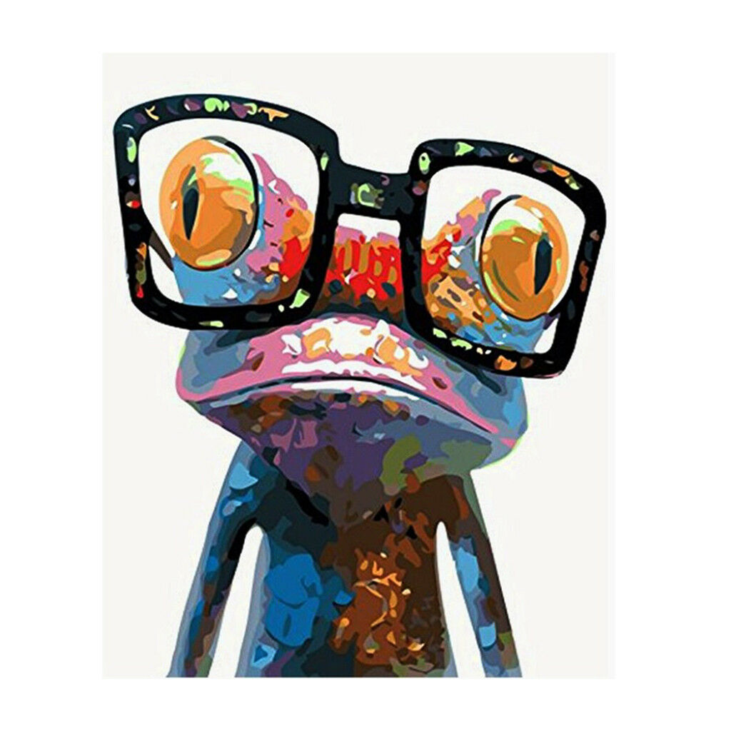 Cool Frog DIY Full Drill 5D Diamond Painting Kit Embroidery Cross Stitch Art