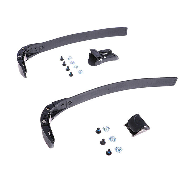 2Sets PP Inline Roller Skate Strap Buckle with Clamp Screws Nut AccessoriesSJCA