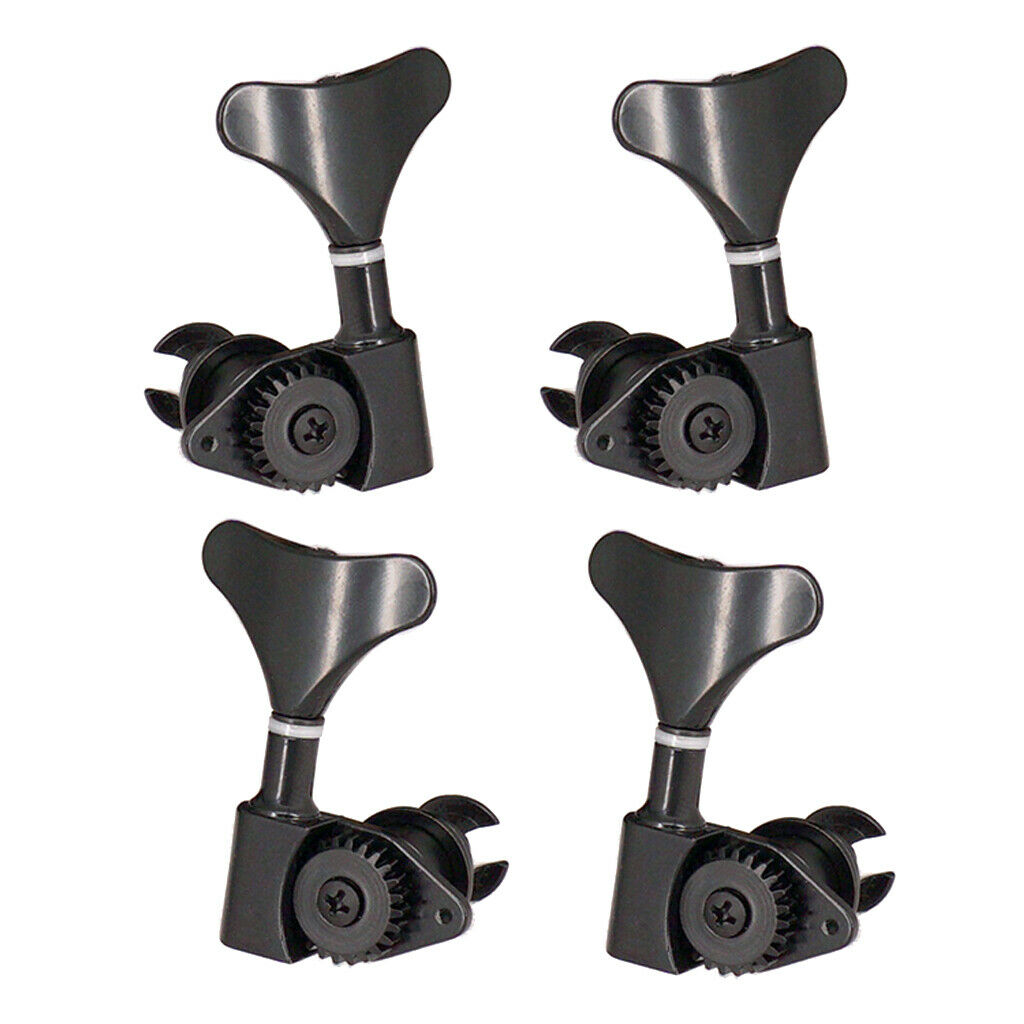 Pack of 4 Bass Machine Tuning Peg Keys Knob Alloy Instrument Accessories Set