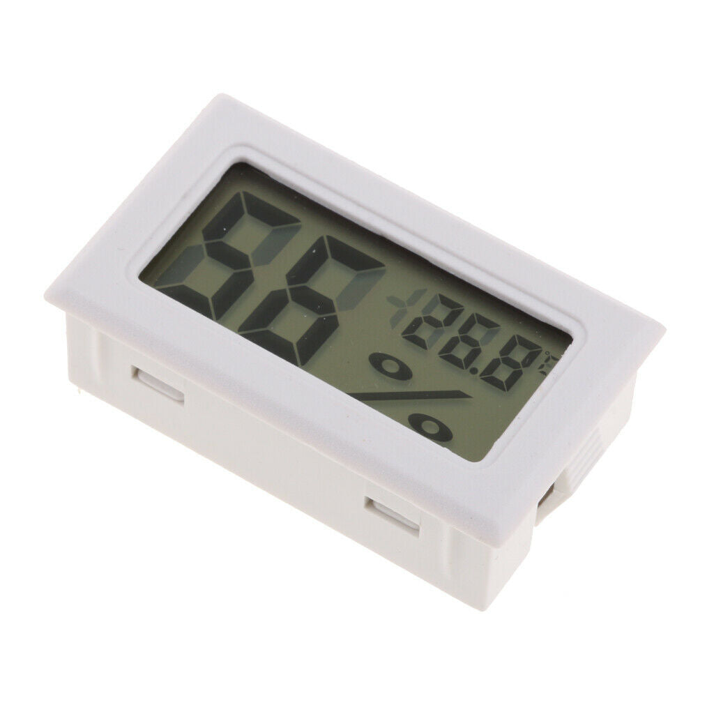 3 pices Digital Temperature Humidity Meter Gauge Mini Thermometer Hygrometer LCD
