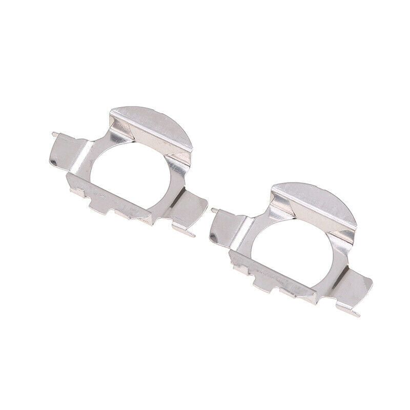 2Pcs H7 LED Car Sliver Bulbs Base Holders Retainer Clips Adapters For VW Bora