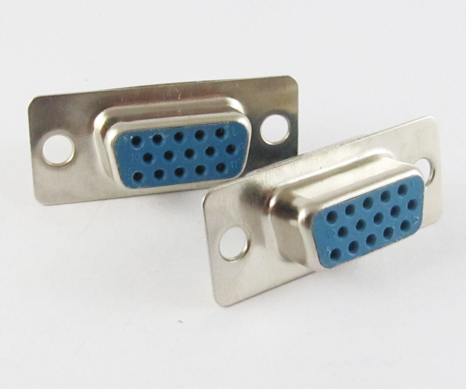 10pcs D-sub VGA 15 PIN Jack Female Solder Connector Socket