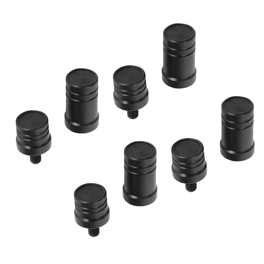 Durable Plastic 5/16 x 18 Joint Protectors 4 Set For Billiard Pool Cue Stick