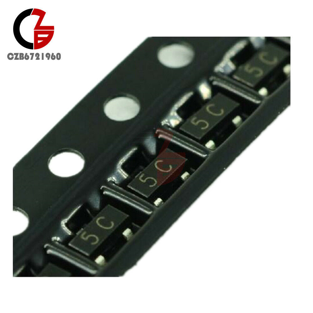100PCS BC807-40 BC807 Transistors PNP SMD 0.5A 45V SOT23