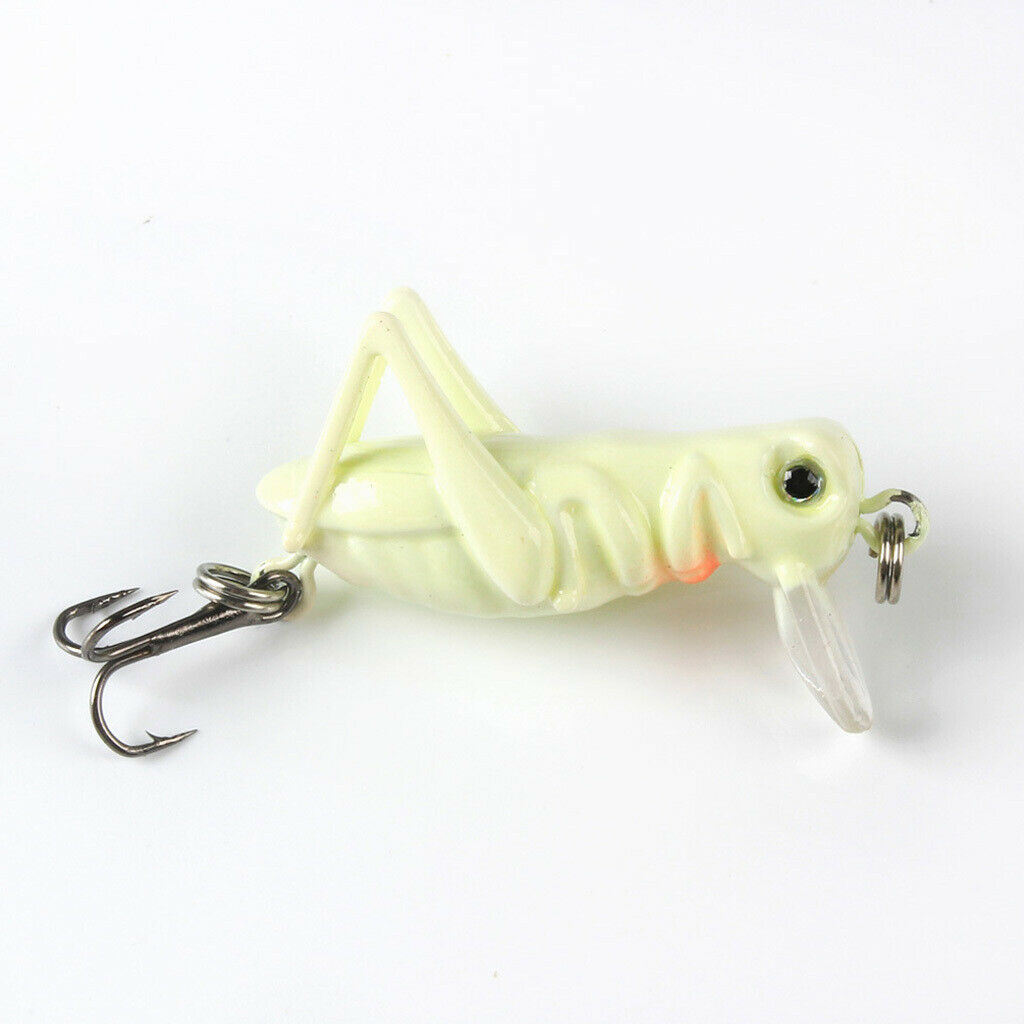 5Pcs/Lot Fishing Lure Artificial Locust Grasshopper Lures + Minnow Hard Bait