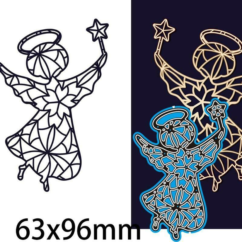 Hollow Angel Metal Cutting Dies Stencil DIY Scrapbook Album Paper Card Template