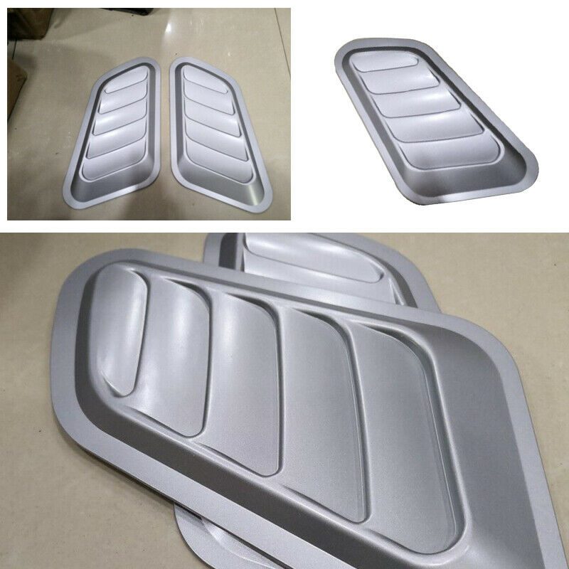Car Decorative Air Flow Intake Scoop Turbo Bonnet Vent Cover Hood Fender Pretty