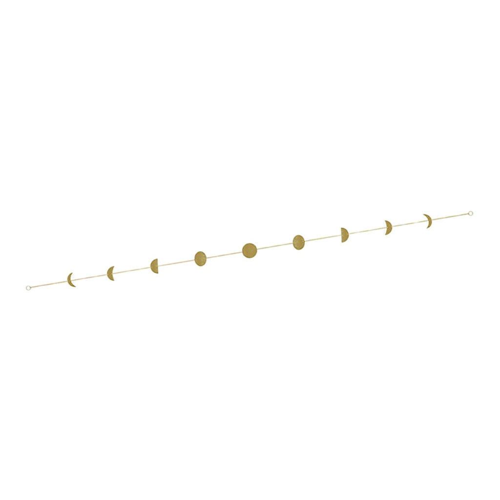 Birthday Party Decor Golden Shiny Garland 9pcs for Festival Home Decor