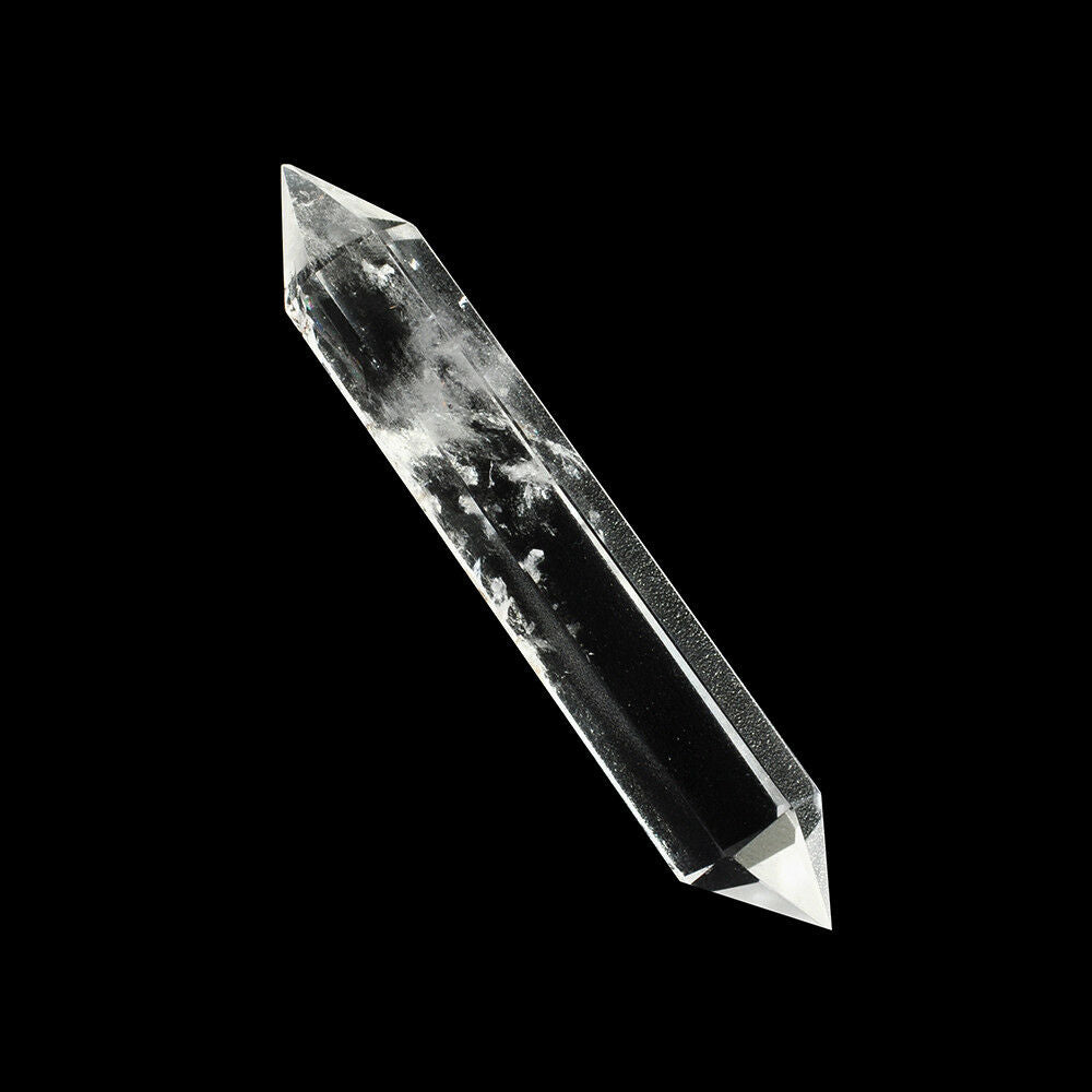 1pc Tibet Natural Rock Clear Quartz new Crystal Point Healing Terminated Wand AU