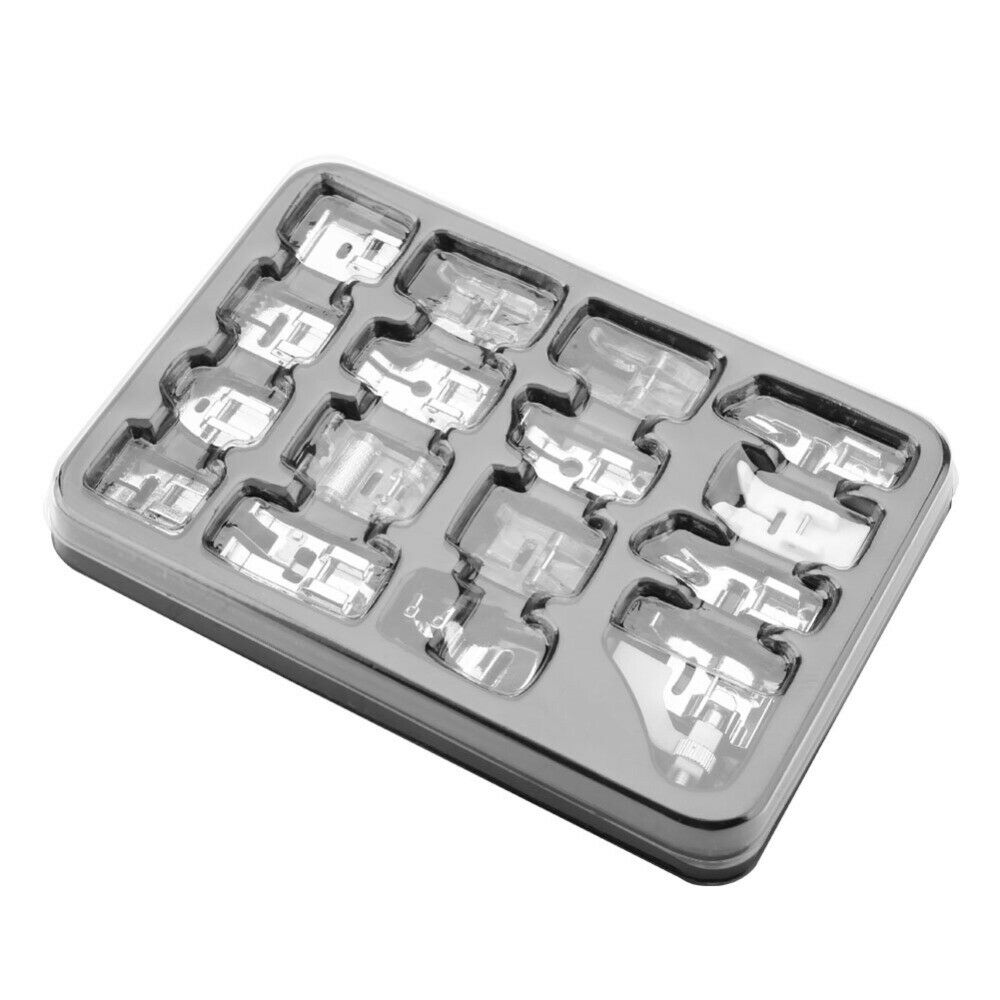 16Pcs Sewing Machine Presser Foot Feet Kit Domestic Tool Set For Brother Singer