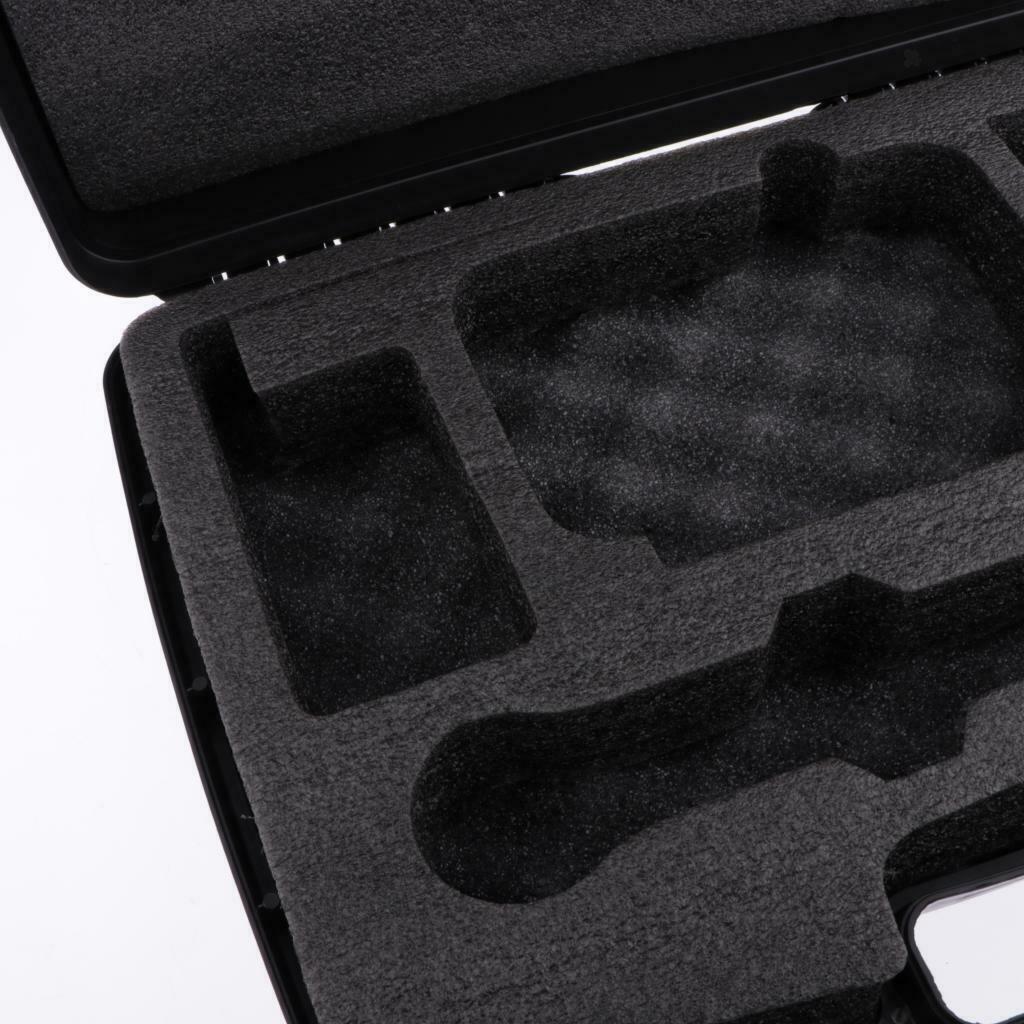 For PGX24 Microphone Hard Carrying Case Suitcase Bag with Foam Liner, Black;