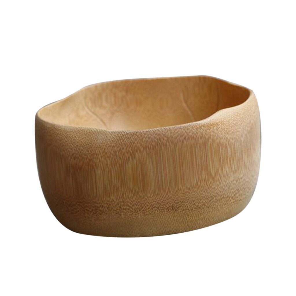 Bamboo Serving Salad Bowl, Snack, Dessert, Appetizer, Bowl, Kitchen Tableware