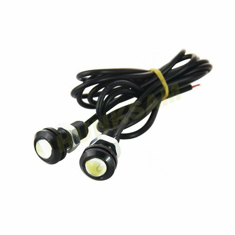 2x 12V Cars Universal Eagle Eye Light Daytime Running Fog Lamp Tail Backup Light