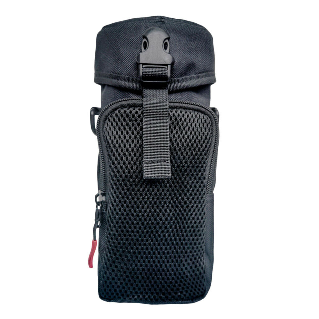 Molle Water Bottle Bag Camping Pouch Holder Drawstring Protector Sleeve