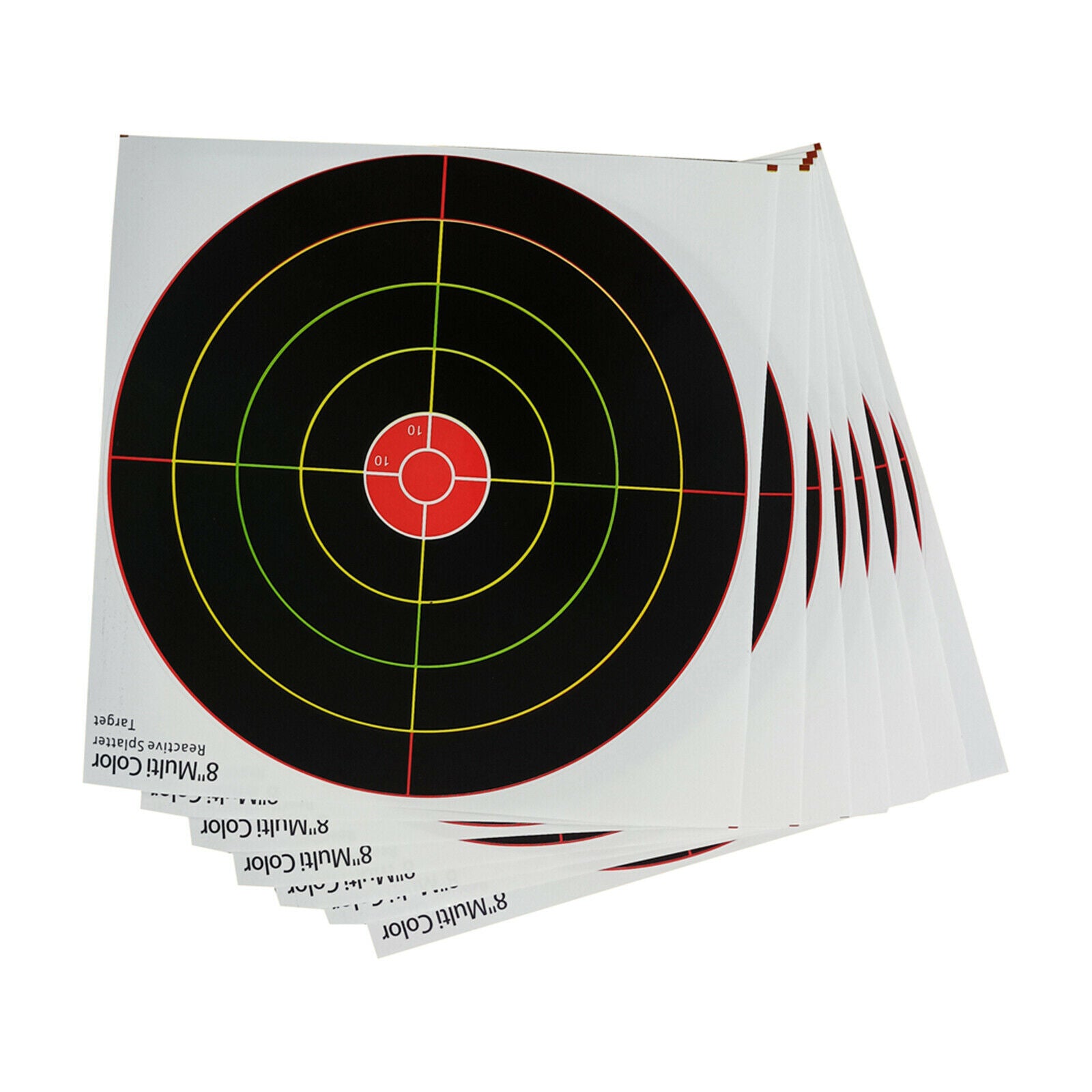 8'' Shooting  Self-adhesive Targets Paper Archery Accessories