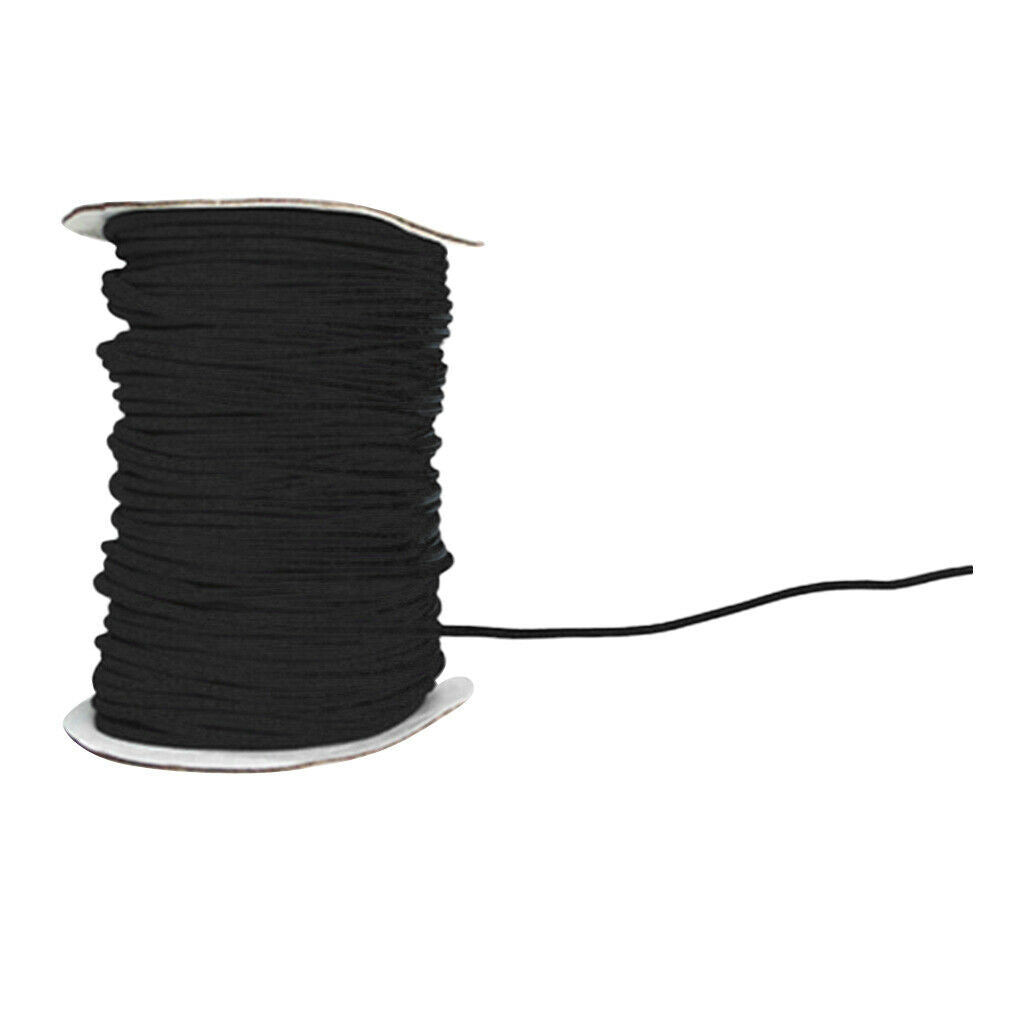 4mm x 10m High Tenacity Elastic Bungee/Shock Cord Tie Down Marine Rope Black