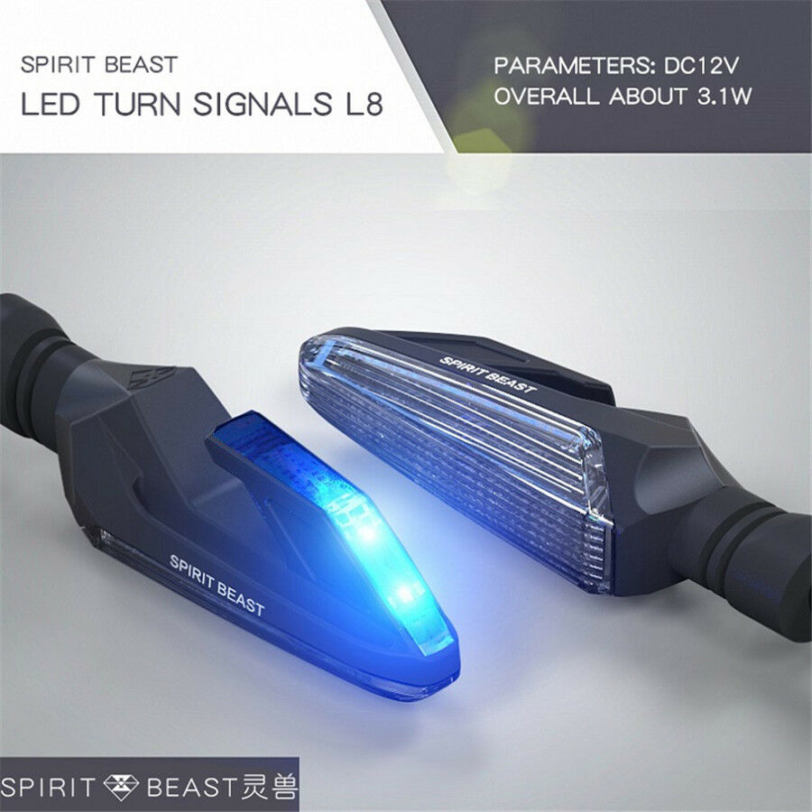 Motorcycle Modified Turn Signals Waterproof LED Direction Lamp Decorative Moto